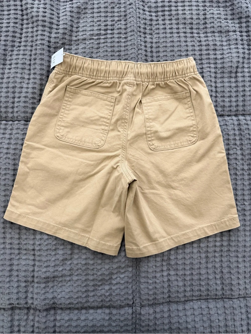 Gap Boys Drawstring Chino Shorts Tan Adjustable Waist Size 10 NWT